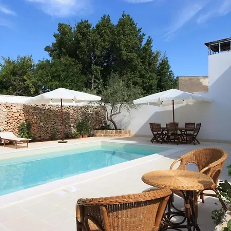 Courtyard With Pool Villa Racale